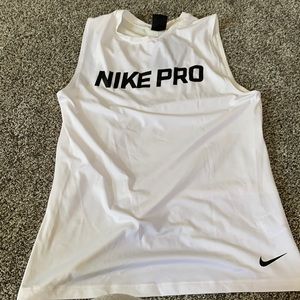 Medium White Nike Tank Top
